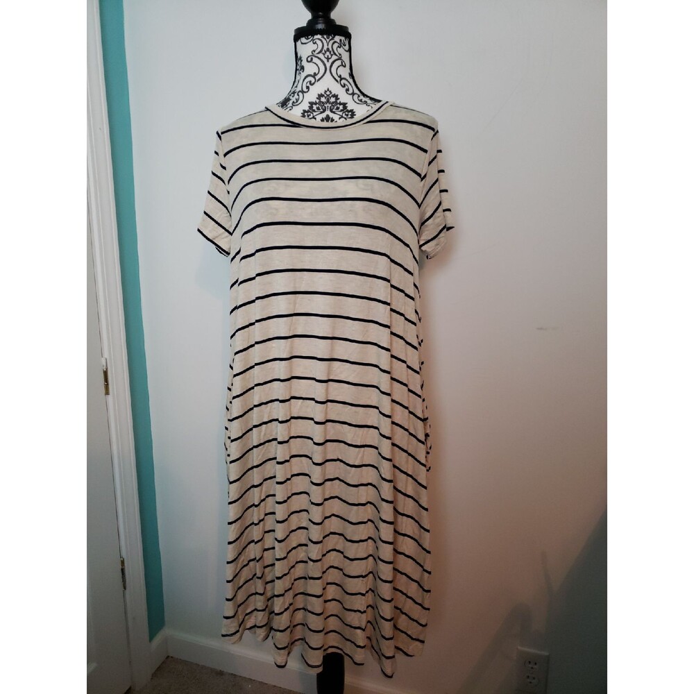 honey and lace striped Dress